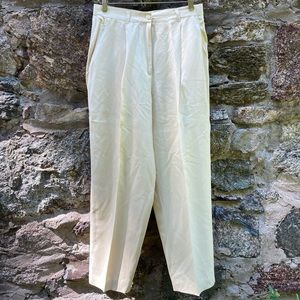Vintage INC International Concepts Silk Trousers Size 14P